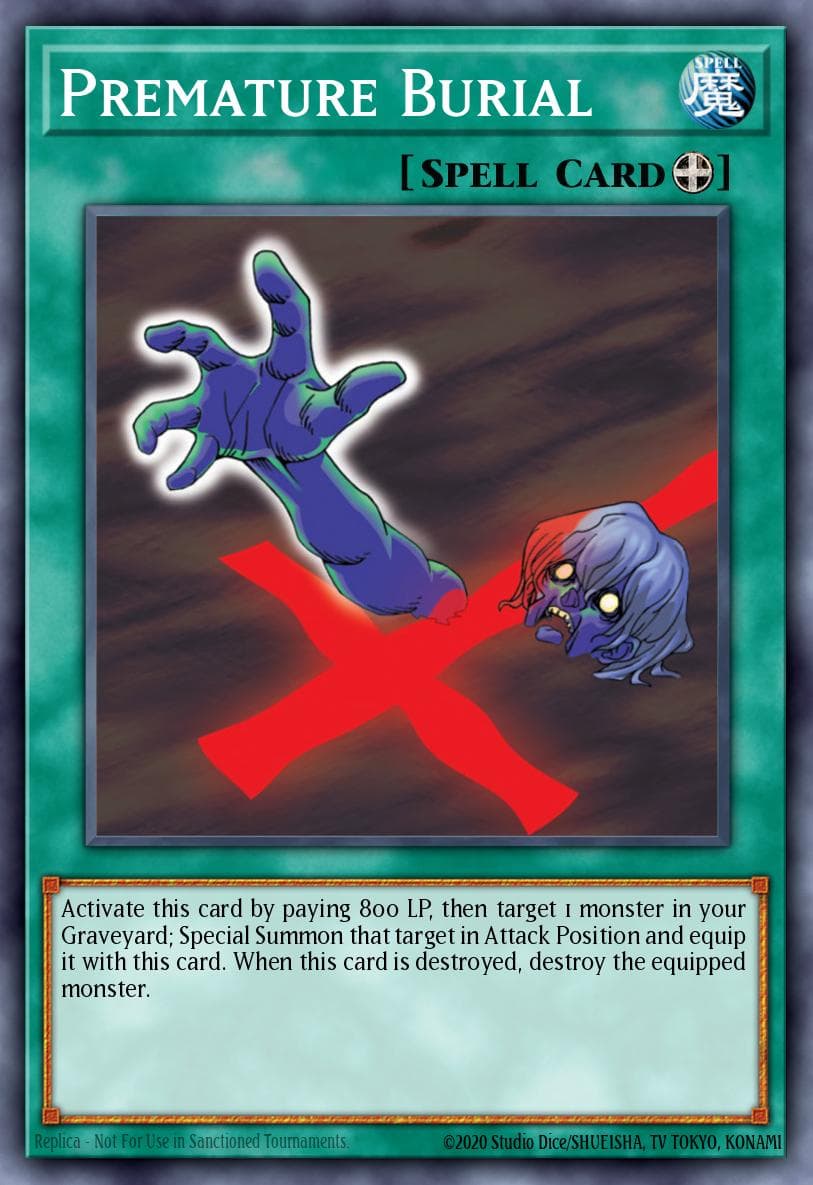 Carte Yu-Gi-Oh! Premature Burial #135 — Battle Pack 2: War of the Giants