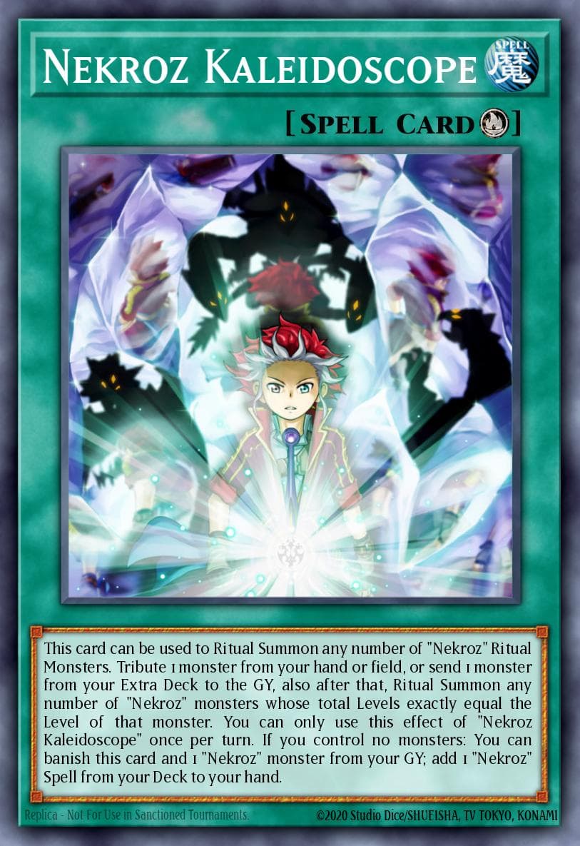Carte Yu-Gi-Oh! Nekroz Kaleidoscope #166 — Battles of Legend: Monster Mayhem