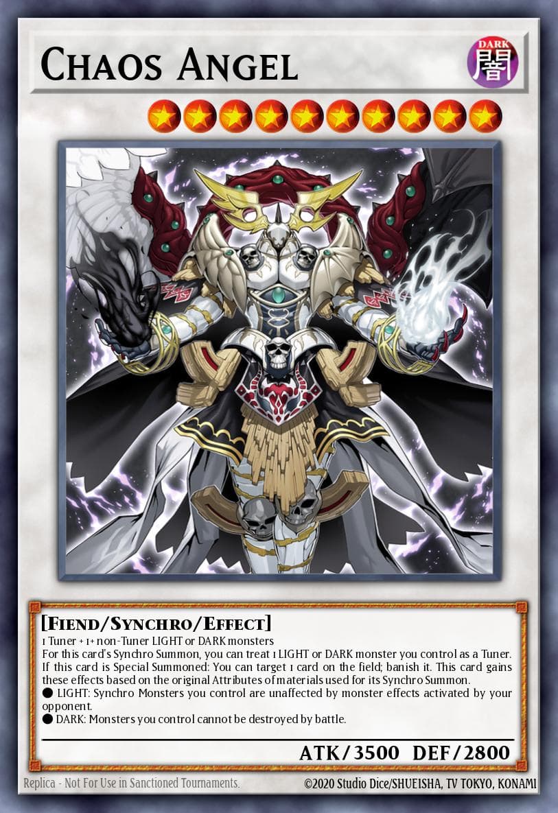 Carte Yu-Gi-Oh! Chaos Angel #143 — Battles of Legend: Glorious Gallery