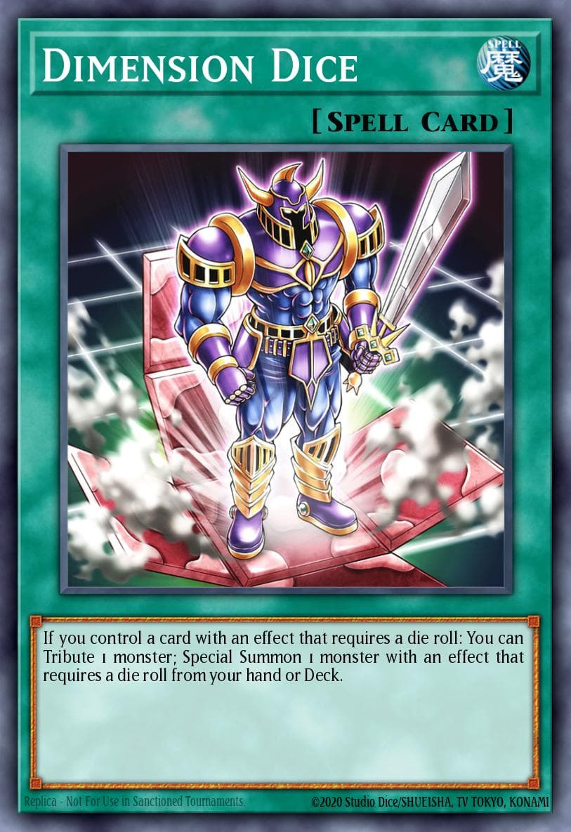 Carte Yu-Gi-Oh! Dimension Dice #006 — Battles of Legend: Crystal Revenge