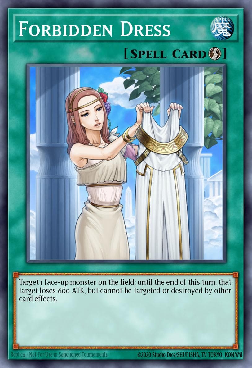 Carte Yu-Gi-Oh! Forbidden Dress #168 — Battle Pack 2: War of the Giants