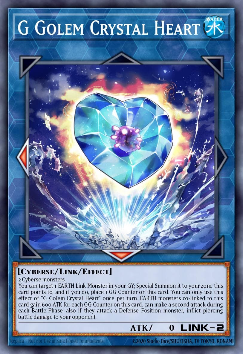 Carte Yu-Gi-Oh! G Golem Crystal Heart #042 — Battles of Legend: Crystal Revenge