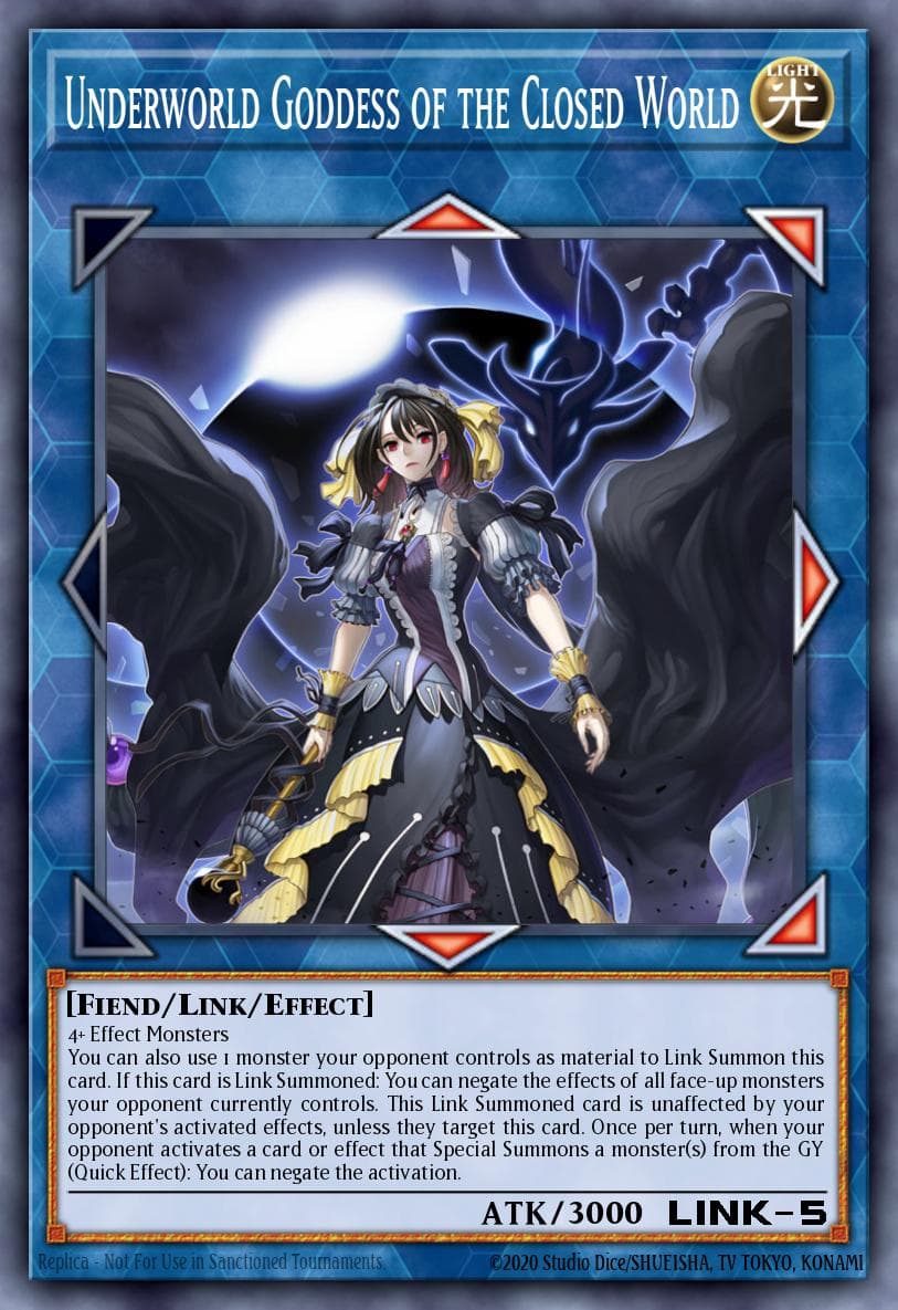 Carte Yu-Gi-Oh! Underworld Goddess of the Closed World #050 — Blazing Vortex
