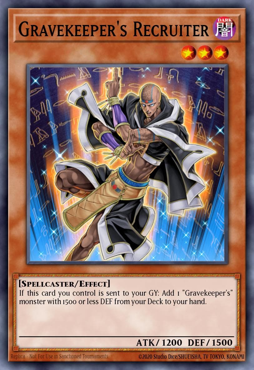 Carte Yu-Gi-Oh! Gravekeeper's Recruiter #110 — Battles of Legend: Monster Mayhem