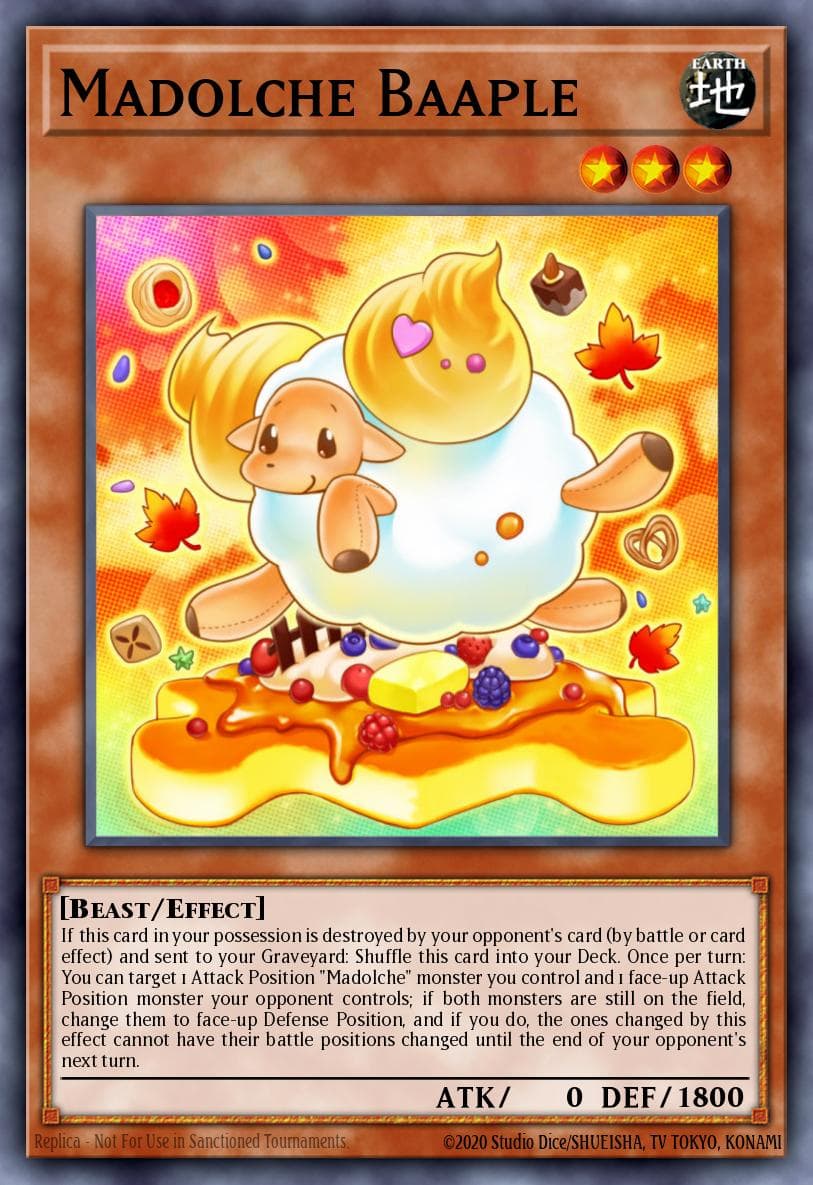 Carte Yu-Gi-Oh! Madolche Baaple #049 — War of the Giants: Round 2