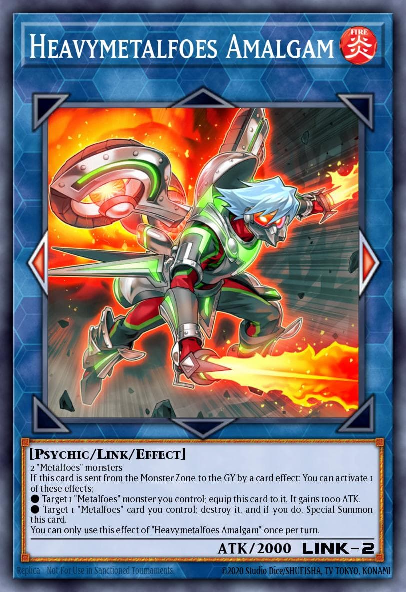 Carte Yu-Gi-Oh! Heavymetalfoes Amalgam #049 — Blazing Vortex