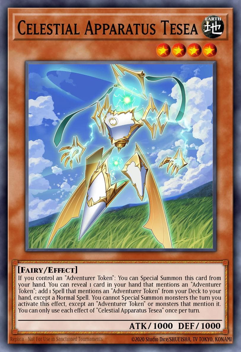 Carte Yu-Gi-Oh! Celestial Apparatus Tesea #068 — Battles of Legend: Monstrous Revenge