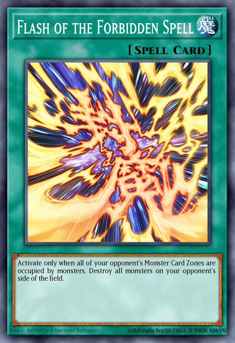 Carte Yu-Gi-Oh! Flash of the Forbidden Spell #038 — Cyberdark Impact