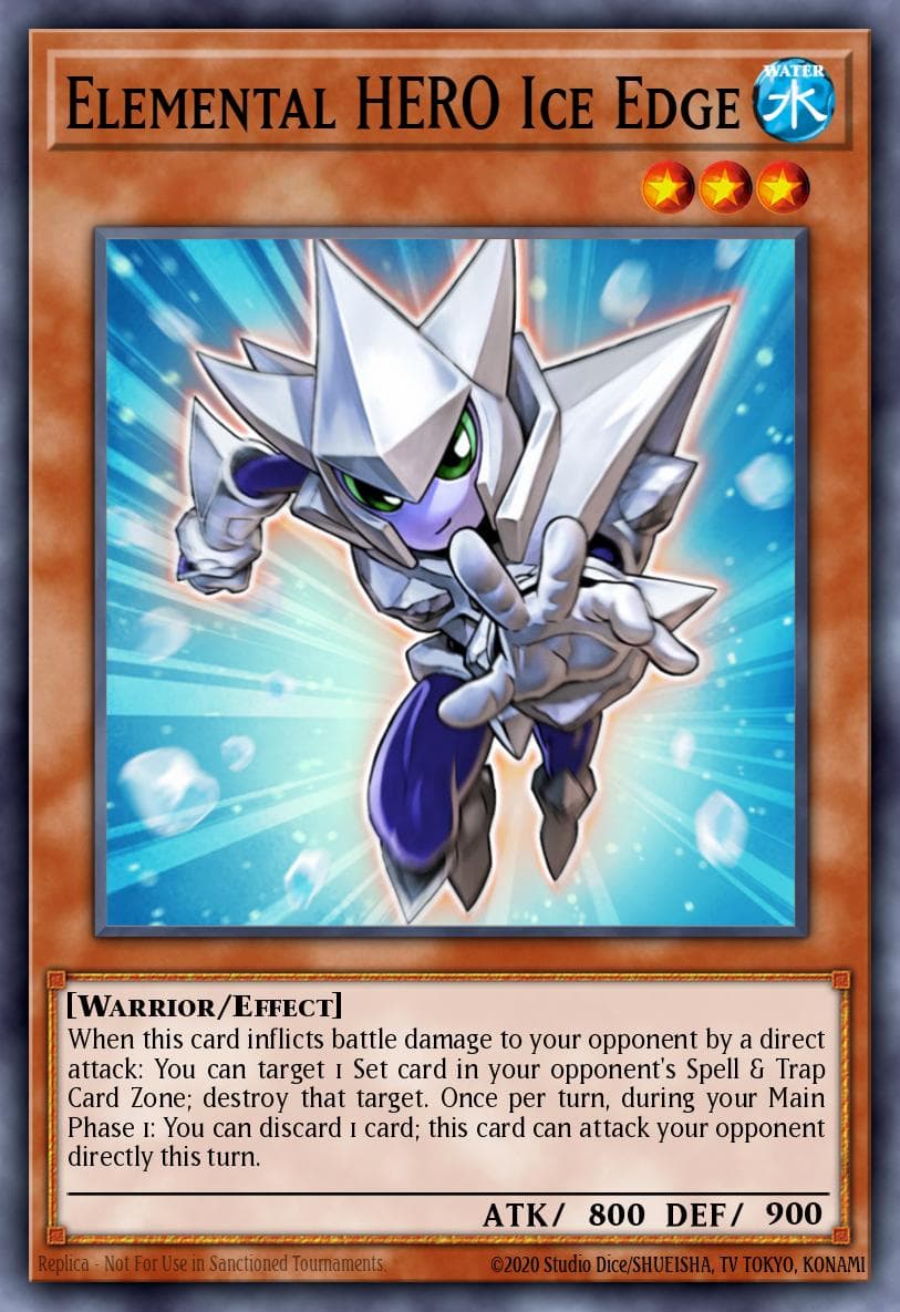 Carte Yu-Gi-Oh! Elemental HERO Ice Edge #018 — Astral Pack One