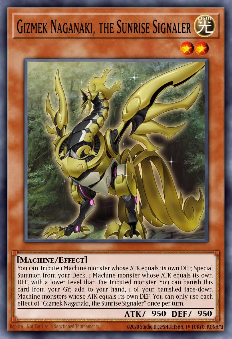 Carte Yu-Gi-Oh! Gizmek Naganaki, the Sunrise Signaler #037 — Amazing Defenders