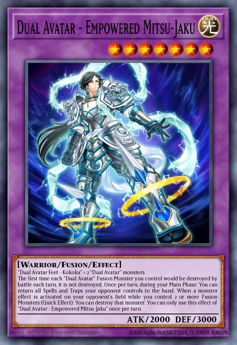 Carte Yu-Gi-Oh! Dual Avatar - Empowered Mitsu-Jaku #041 — Blazing Vortex