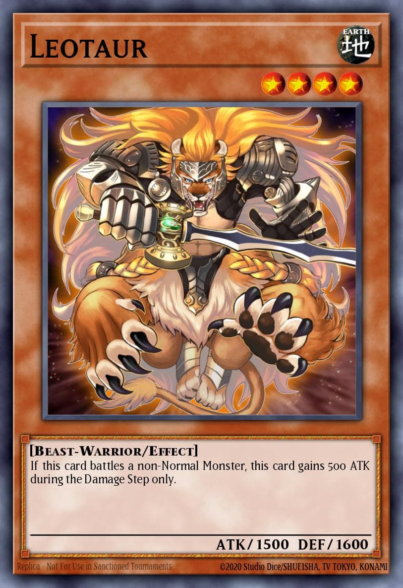 Carte Yu-Gi-Oh! Leotaur #102 — Battle Pack 3: Monster League