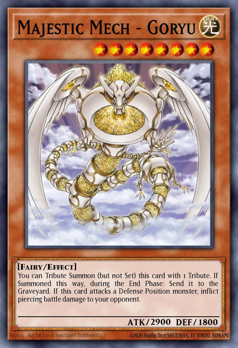 Carte Yu-Gi-Oh! Majestic Mech - Goryu #018 — War of the Giants: Round 2
