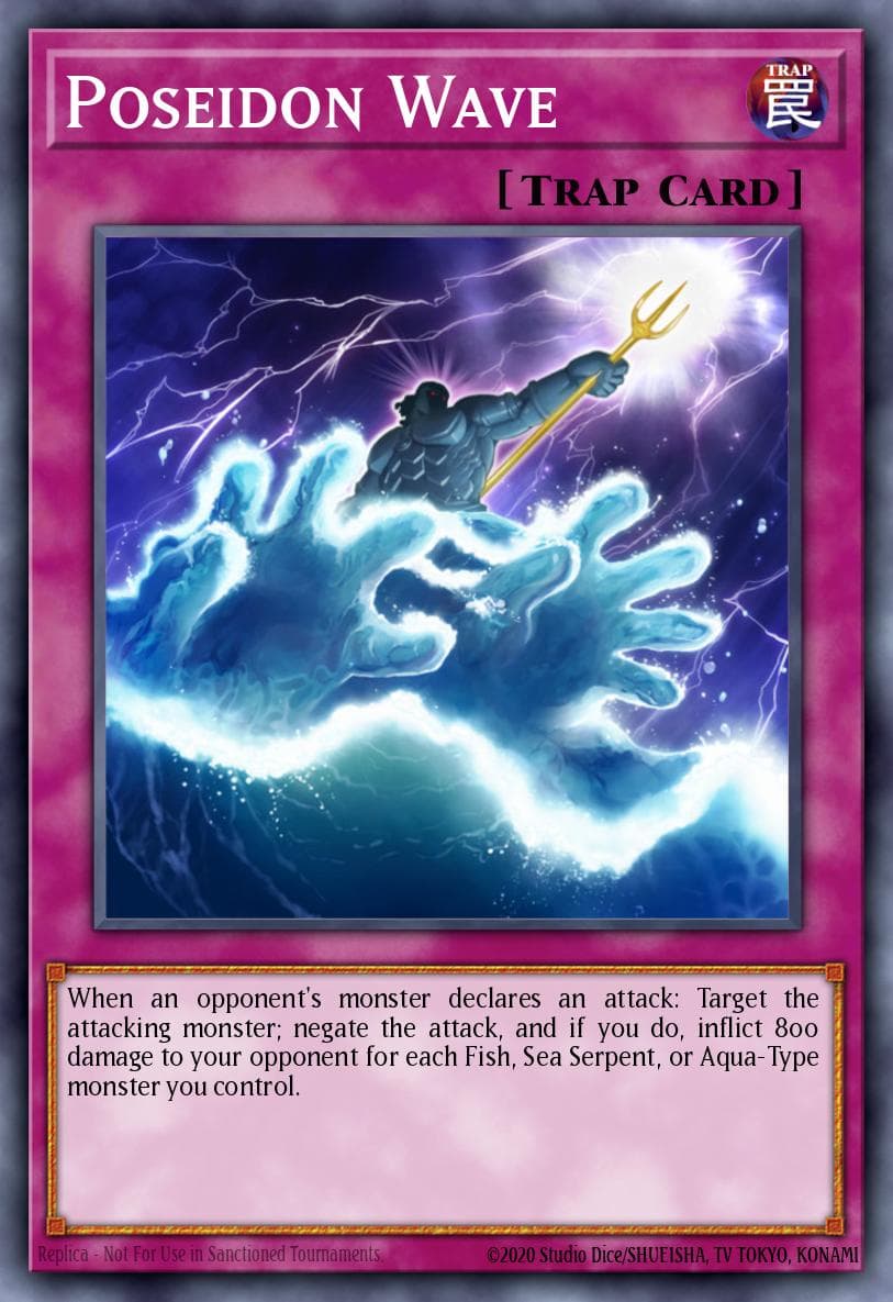 Carte Yu-Gi-Oh! Poseidon Wave #223 — Battle Pack 3: Monster League