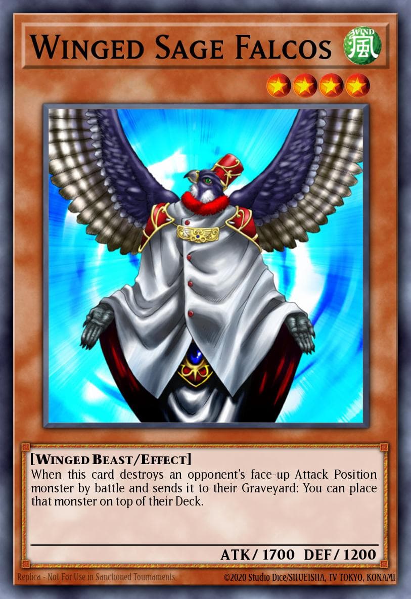 Carte Yu-Gi-Oh! Winged Sage Falcos #007 — War of the Giants: Round 2