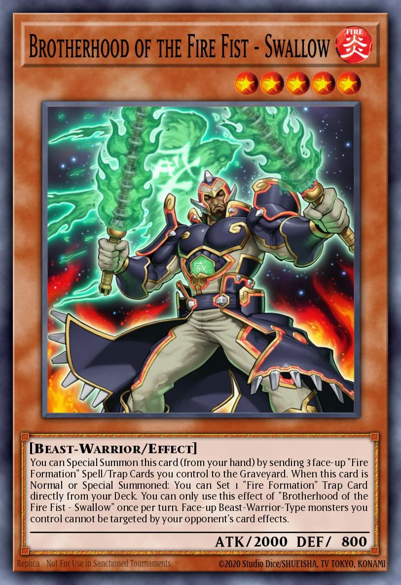 Carte Yu-Gi-Oh! Brotherhood of the Fire Fist - Swallow #027 — Cosmo Blazer