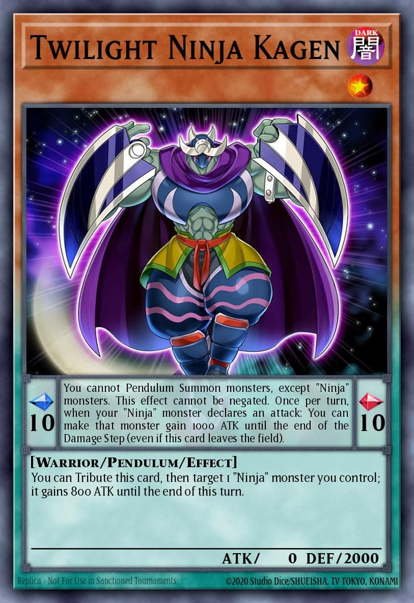 Carte Yu-Gi-Oh! Twilight Ninja Kagen #017 — Battles of Legend: Light's Revenge