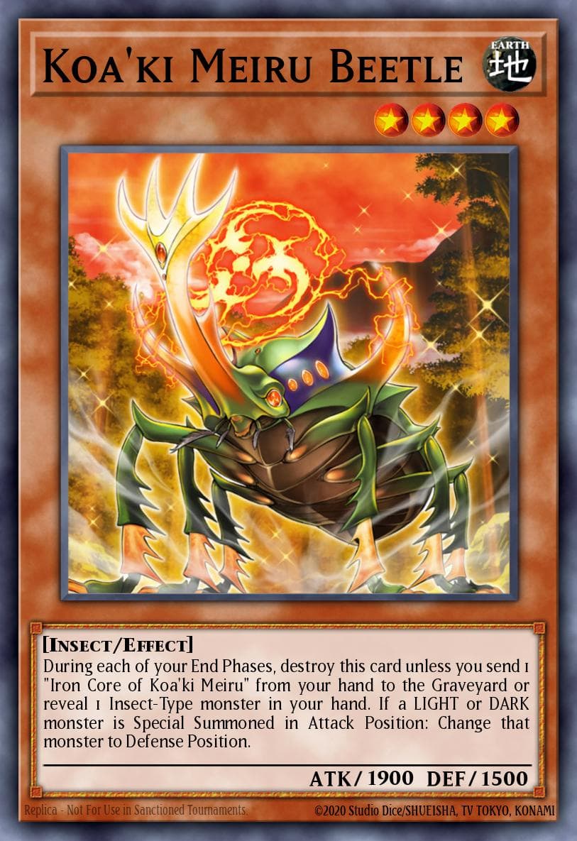 Carte Yu-Gi-Oh! Koa'ki Meiru Beetle #066 — Battle Pack 3: Monster League