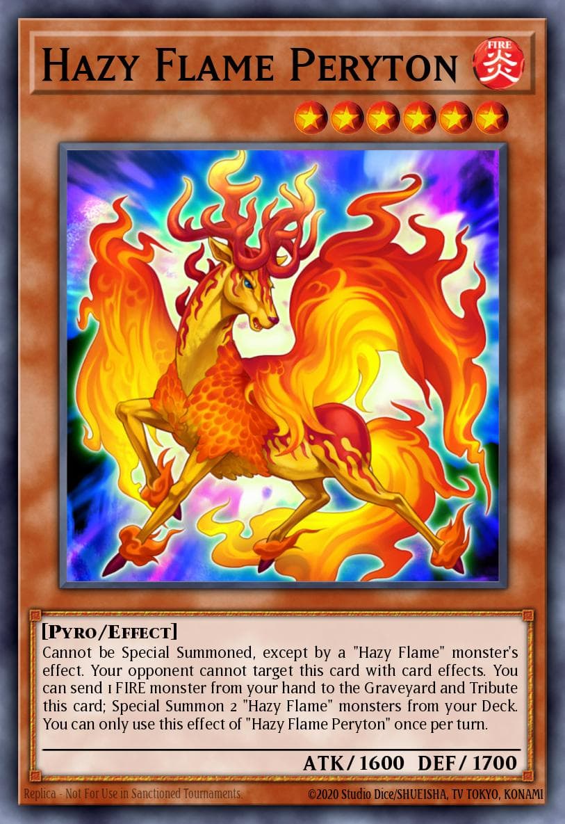 Carte Yu-Gi-Oh! Hazy Flame Peryton #031 — Cosmo Blazer