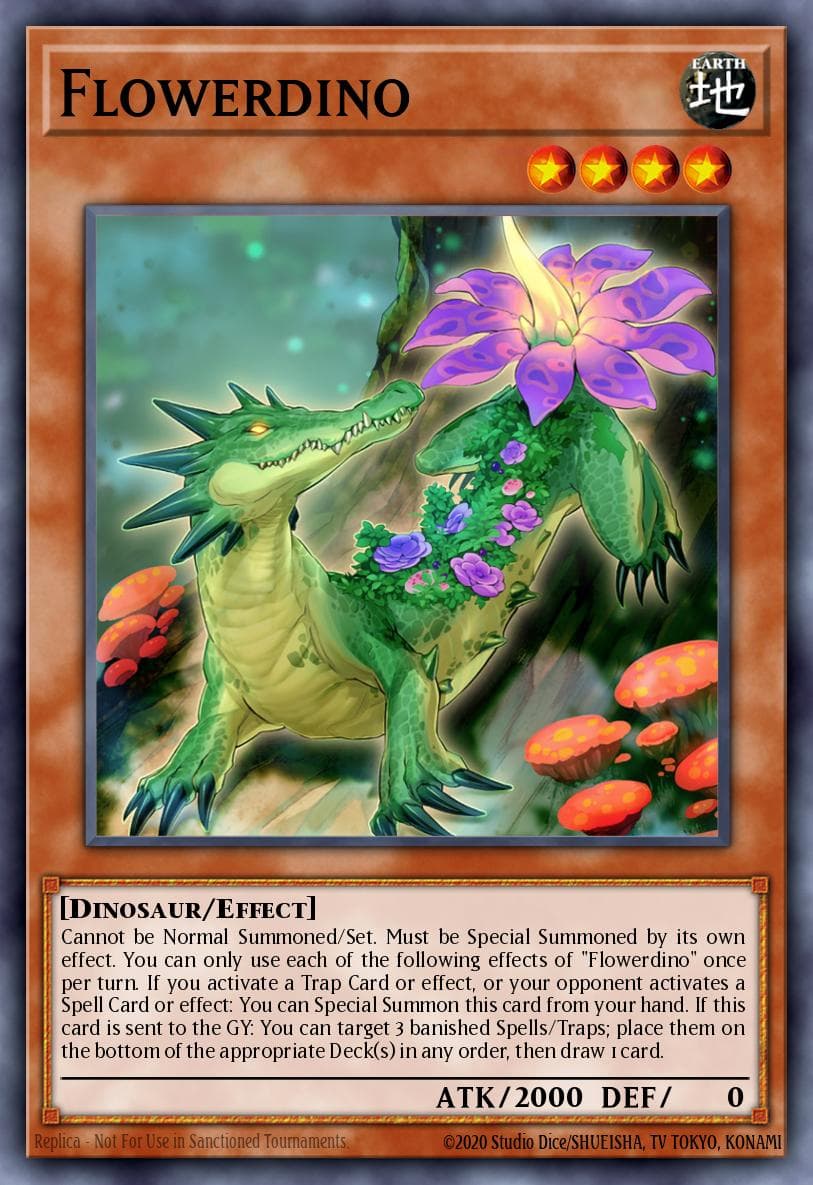 Carte Yu-Gi-Oh! Flowerdino #082 — Battle of Chaos