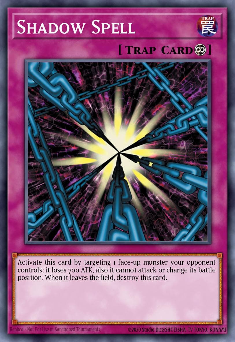 Carte Yu-Gi-Oh! Shadow Spell #198 — Battle Pack 3: Monster League