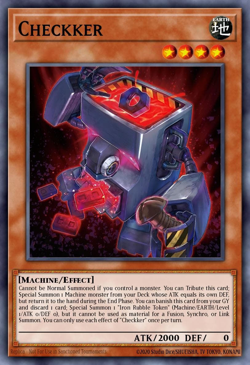 Carte Yu-Gi-Oh! Checkker #086 — Blazing Dominion