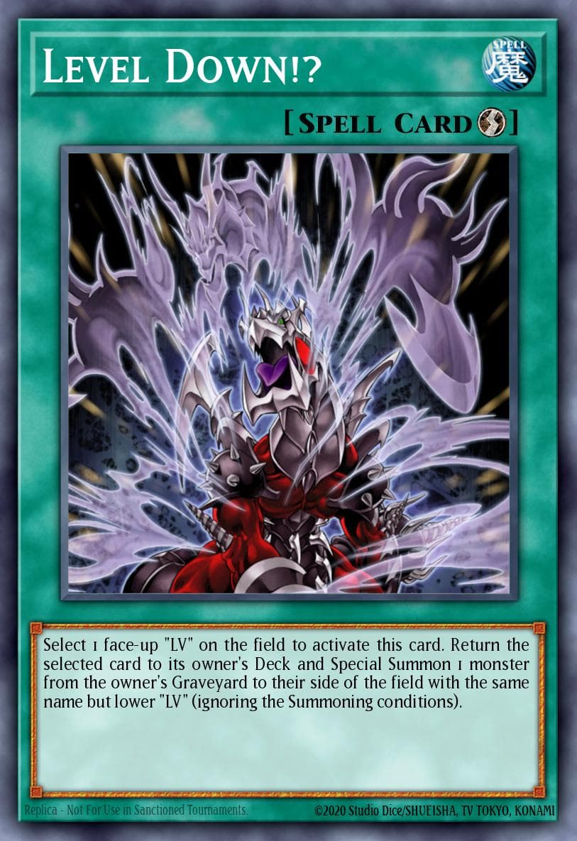 Carte Yu-Gi-Oh! Level Down!? #046 — Cyberdark Impact