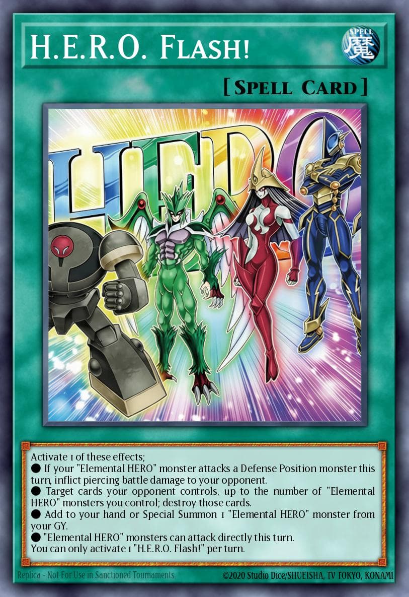 Carte Yu-Gi-Oh! H.E.R.O. Flash! #068 — Blazing Dominion