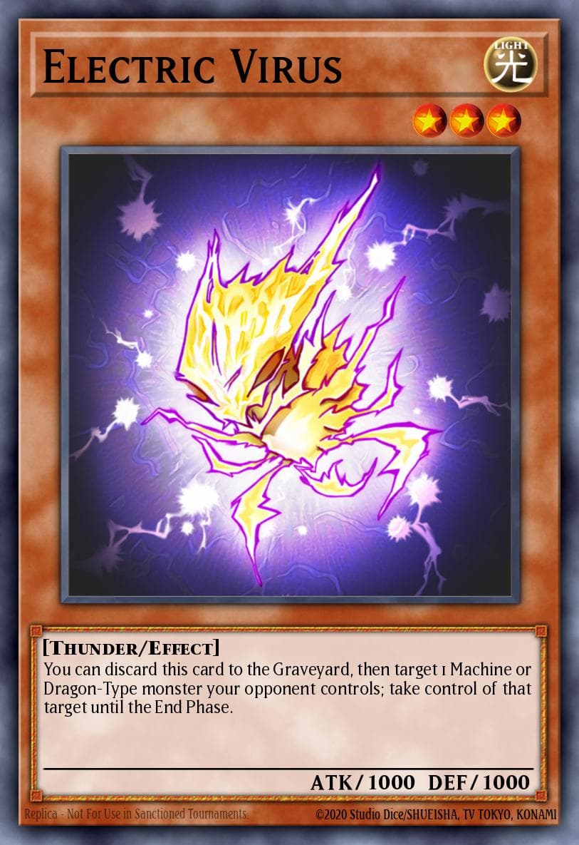 Carte Yu-Gi-Oh! Electric Virus #005 — Battle Pack Tournament Prize Cards