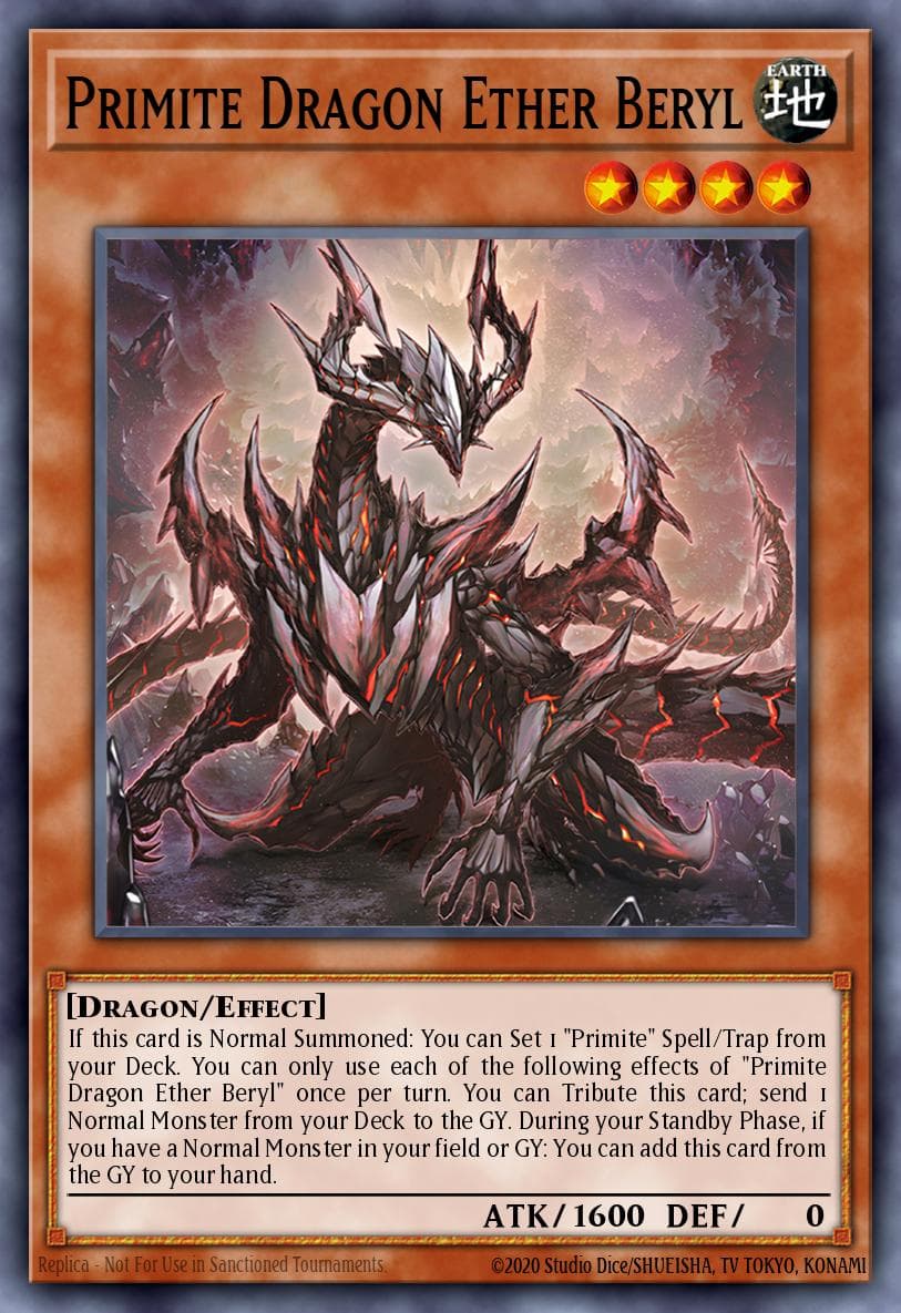 Carte Yu-Gi-Oh! Primite Dragon Ether Beryl #130 — Battles of Legend: Monster Mayhem