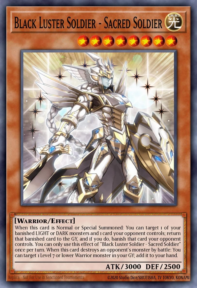 Carte Yu-Gi-Oh! Black Luster Soldier - Sacred Soldier #097 — Breakers of Shadow