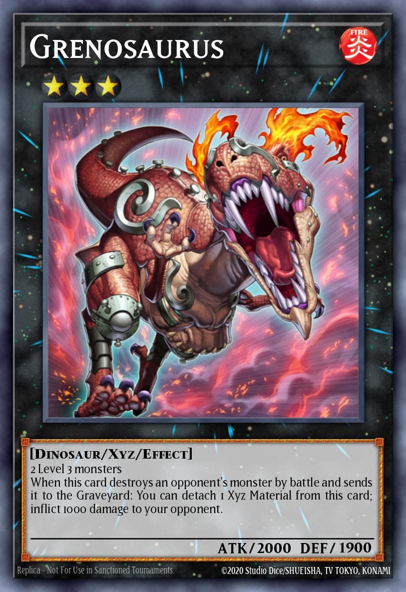 Carte Yu-Gi-Oh! Grenosaurus #116 — Battle Pack 3: Monster League