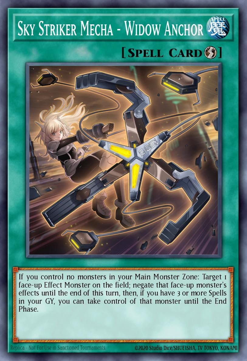 Carte Yu-Gi-Oh! Sky Striker Mecha - Widow Anchor #092 — Battles of Legend: Hero's Revenge