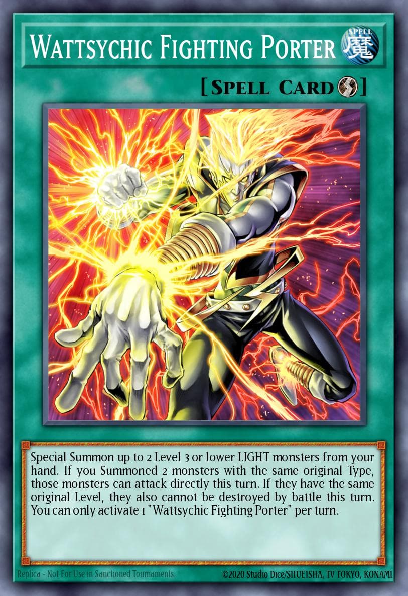 Carte Yu-Gi-Oh! Wattsychic Fighting Porter #085 — Age of Overlord