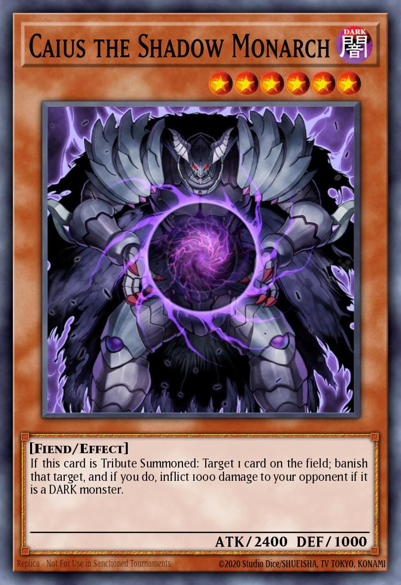 Carte Yu-Gi-Oh! Caius the Shadow Monarch #018 — Battle Pack: Epic Dawn