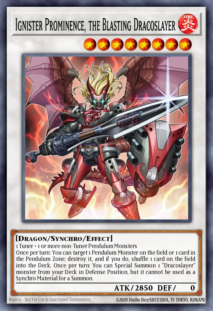Carte Yu-Gi-Oh! Ignister Prominence, the Blasting Dracoslayer #048 — Ancient Guardians