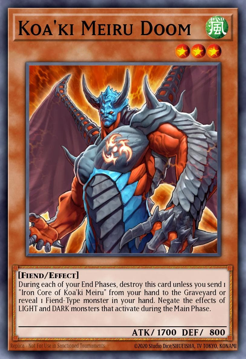 Carte Yu-Gi-Oh! Koa'ki Meiru Doom #058 — Battle Pack 3: Monster League