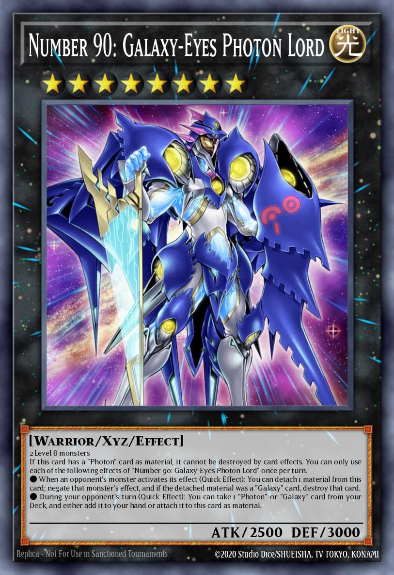 Carte Yu-Gi-Oh! Number 90: Galaxy-Eyes Photon Lord #018 — Battles of Legend: Chapter 1
