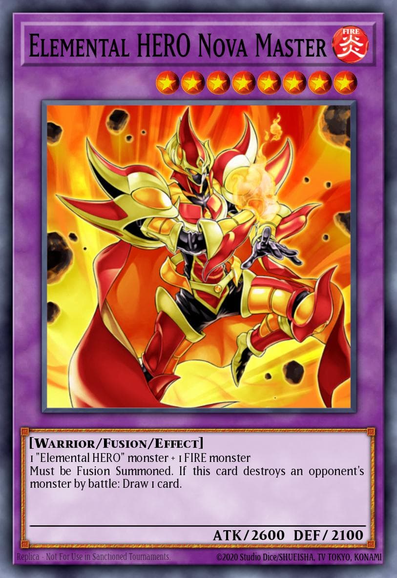 Carte Yu-Gi-Oh! Elemental HERO Nova Master #068 — Battles of Legend: Chapter 1