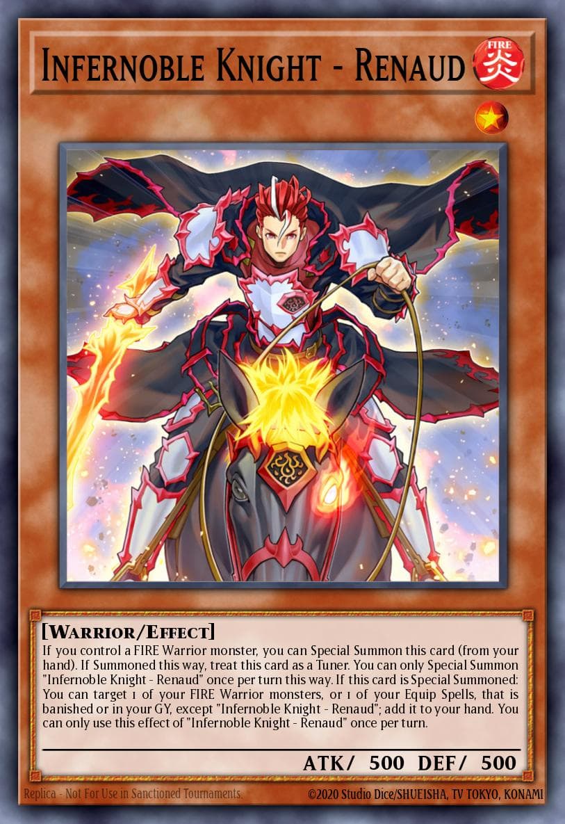 Carte Yu-Gi-Oh! Infernoble Knight - Renaud #038 — Amazing Defenders