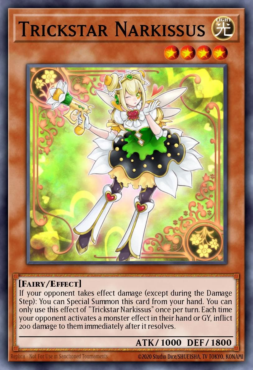 Carte Yu-Gi-Oh! Trickstar Narkissus #080 — Battles of Legend: Relentless Revenge
