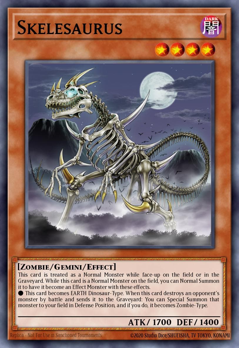 Carte Yu-Gi-Oh! Skelesaurus #108 — Battle Pack 3: Monster League