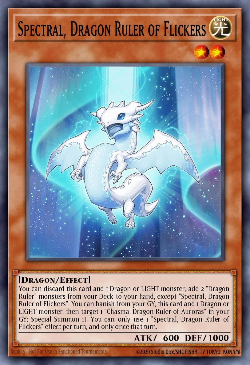 Carte Yu-Gi-Oh! Spectral, Dragon Ruler of Flickers #018 — Alliance Insight