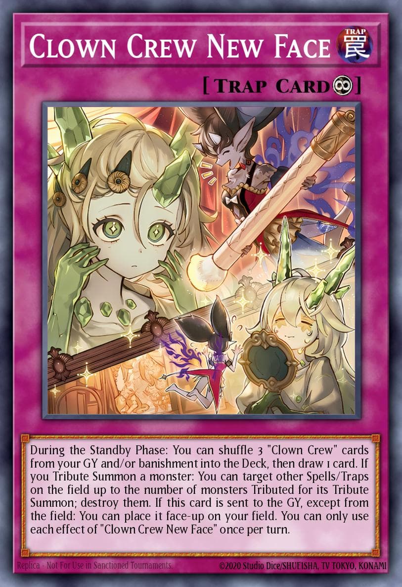 Carte Yu-Gi-Oh! Clown Crew New Face #074 — Blazing Dominion