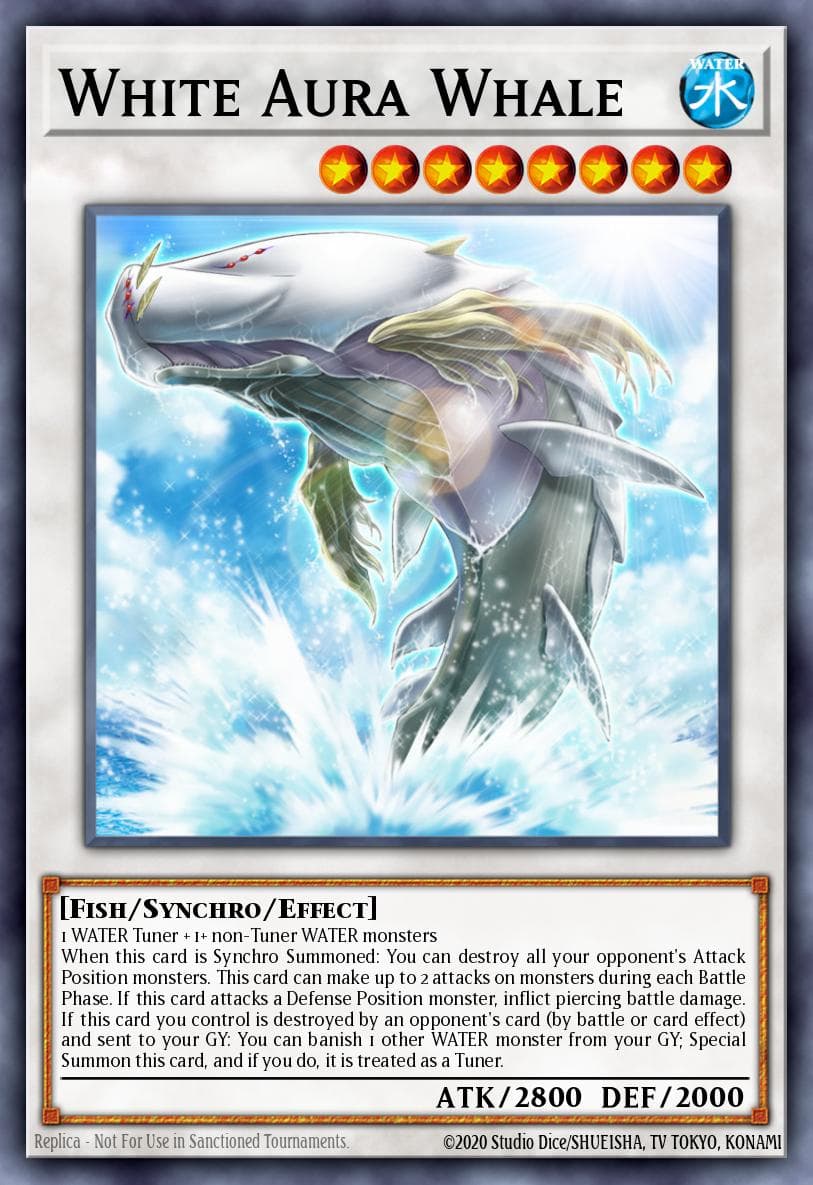 Carte Yu-Gi-Oh! White Aura Whale #011 — Battles of Legend: Chapter 1
