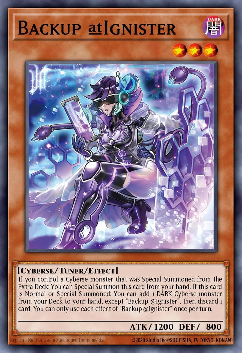 Carte Yu-Gi-Oh! Backup @Ignister #002 — Alliance Insight