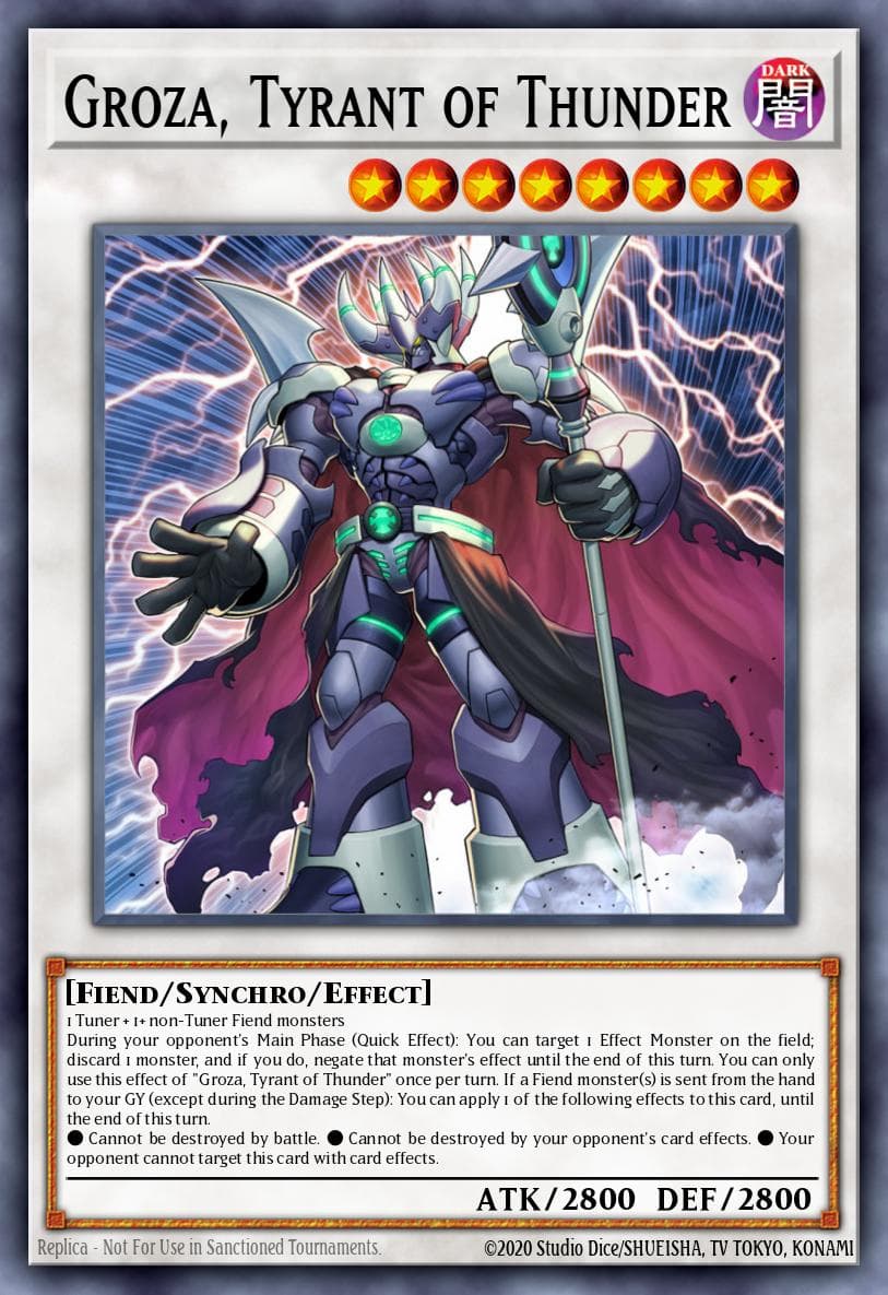 Carte Yu-Gi-Oh! Groza, Tyrant of Thunder #097 — Battle of Chaos