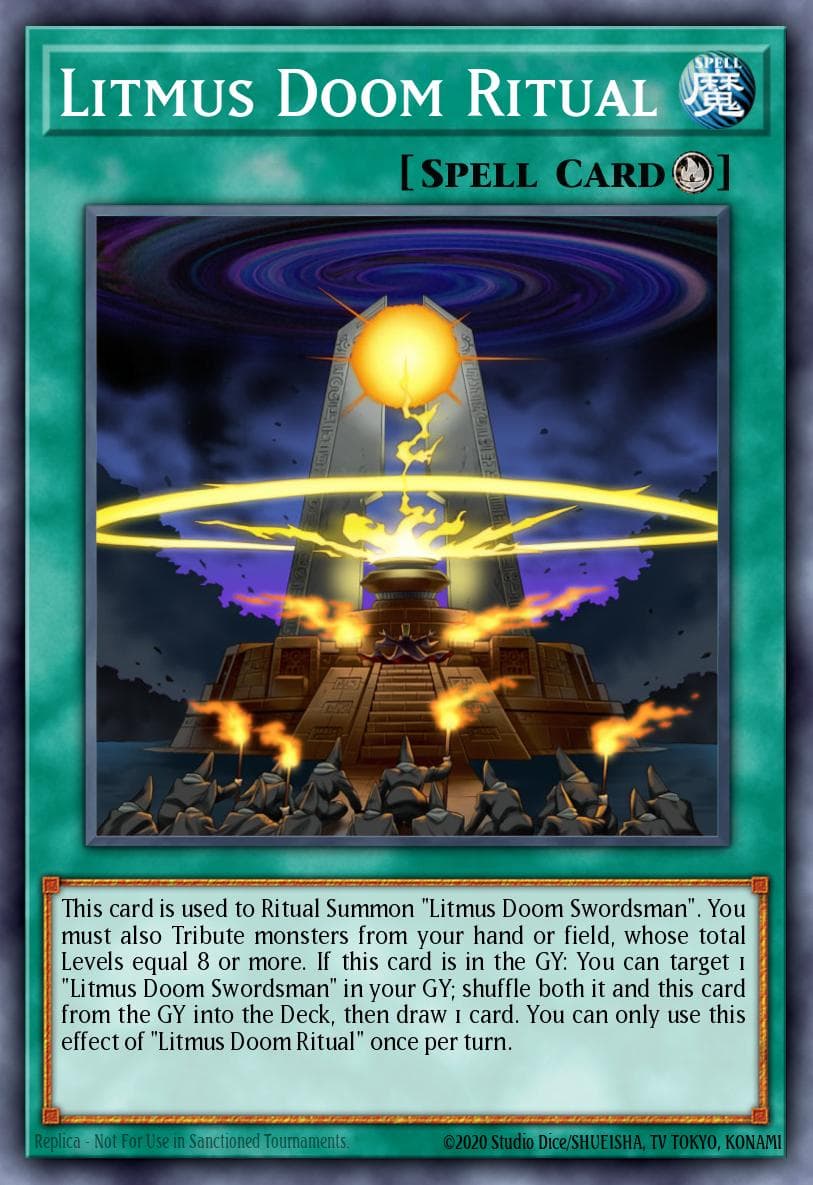 Carte Yu-Gi-Oh! Litmus Doom Ritual #014 — Battles of Legend: Relentless Revenge