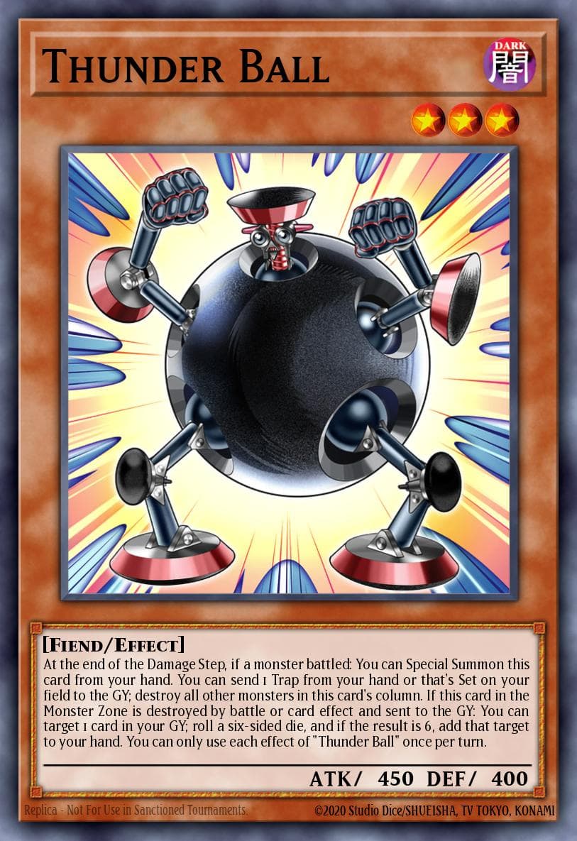 Carte Yu-Gi-Oh! Thunder Ball #004 — Battles of Legend: Crystal Revenge