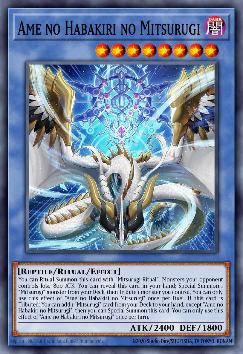 Carte Yu-Gi-Oh! Ame no Habakiri no Mitsurugi #092 — Alliance Insight
